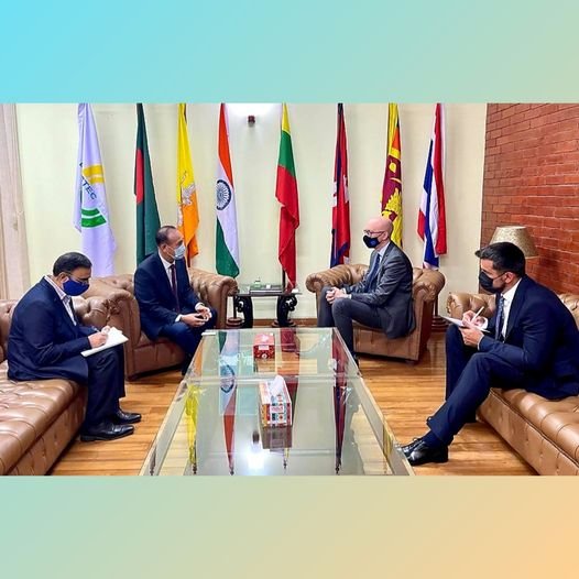 The Ambassador of the European Union to Bangladesh called on the Secretary General of BIMSTEC