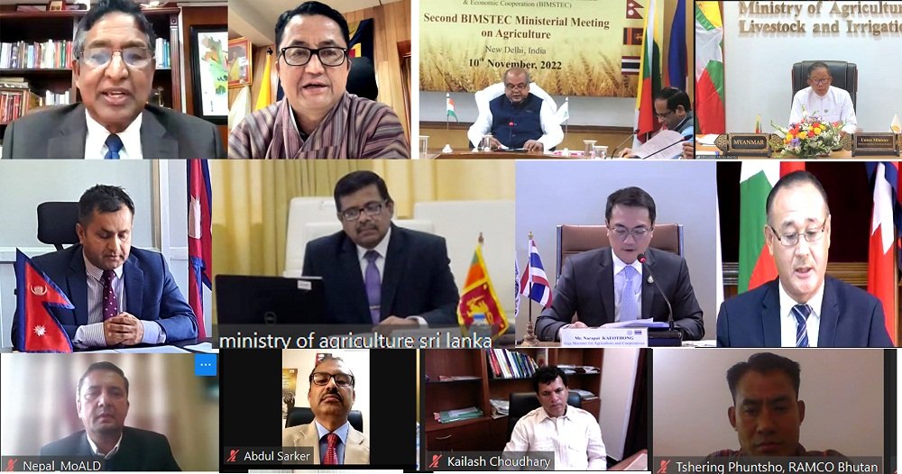 Agriculture Ministers of BIMSTEC countries adopt the Plan of Action on ...