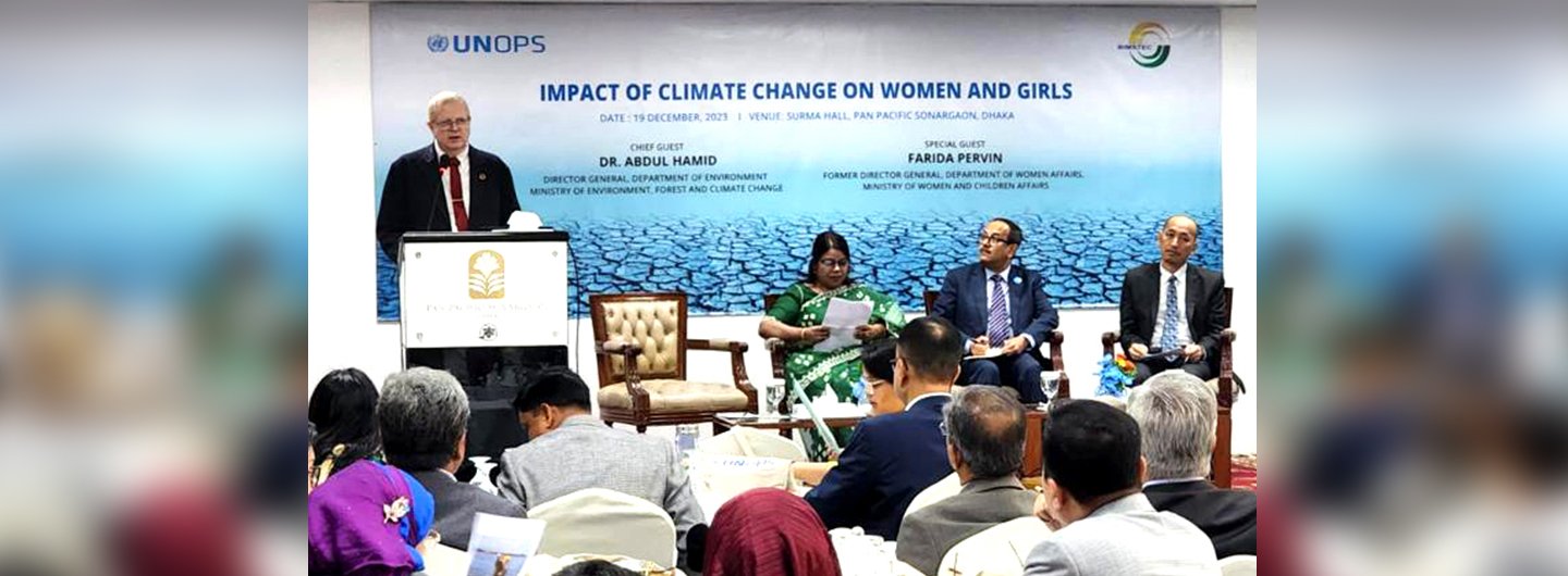 UNOPS-BIMSTEC Roundtable Discussion on Impact of Climate Change on Women and Girls