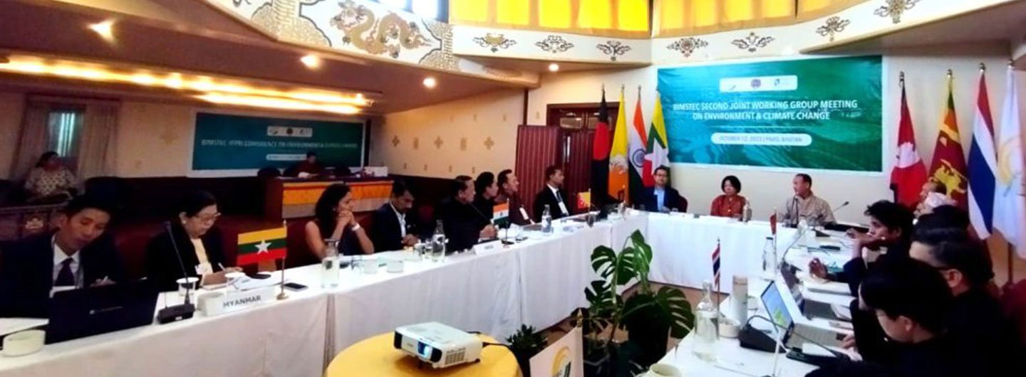 Second Meeting of the BIMSTEC Joint Working Group on Environment and Climate Change held in Bhutan on 12 October 2023