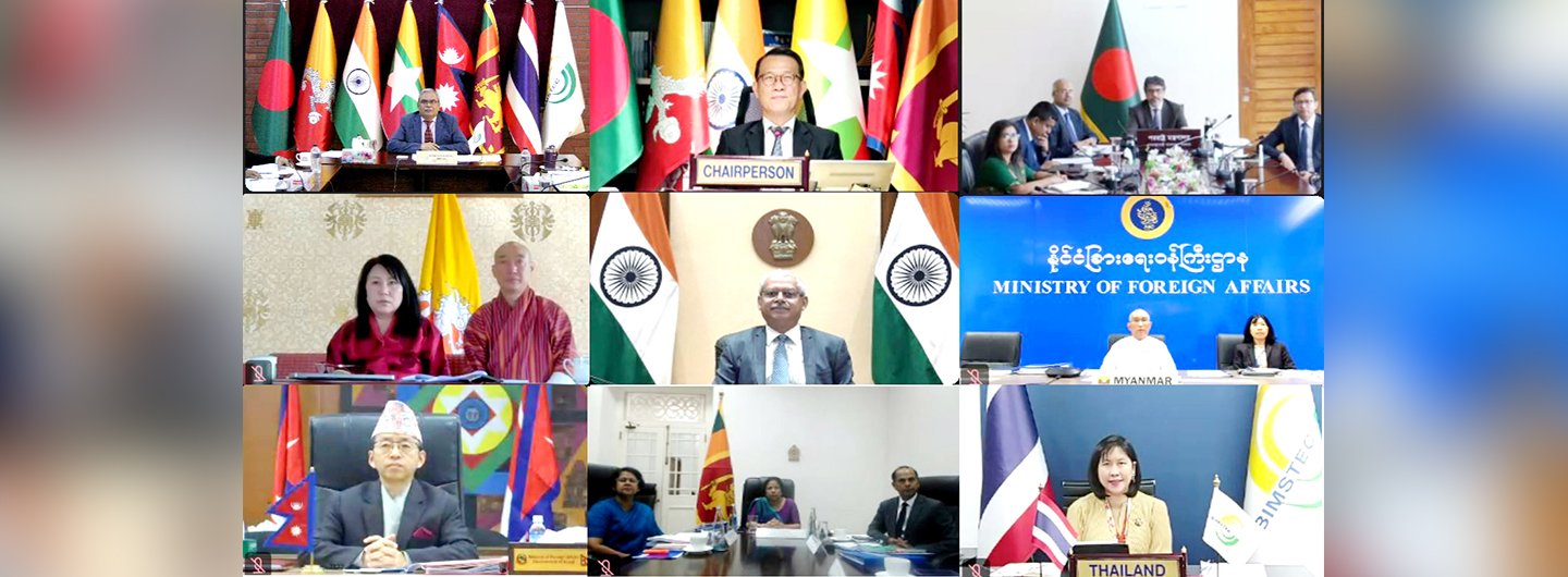 24th BIMSTEC Senior Officials’ Meeting Convenes Virtually in Bangkok, Thailand